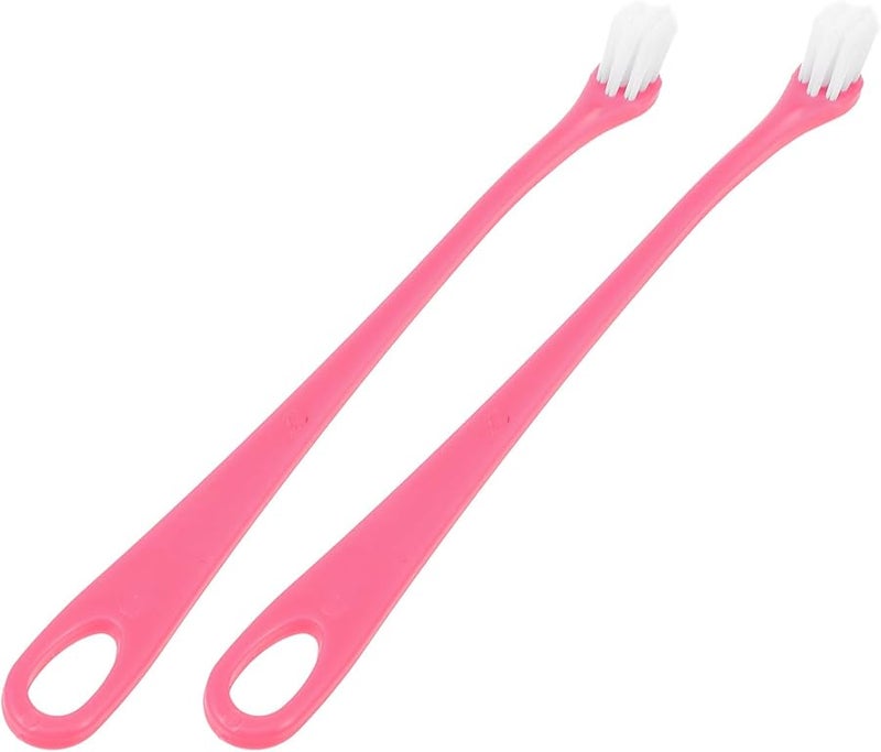 Pet Cat Toothbrush Soft Bristles Anti Slip Handle Blue For Oral Care Plaque Removal - Image 2