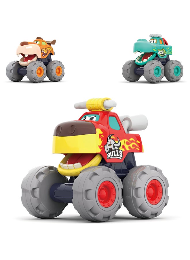 Hola Crocodile Monster Truck for Toddlers 12+ Months | Friction Powered Push & Go Toy Car | Durable Animal Vehicle for Kids | No Batteries Needed - Image 5