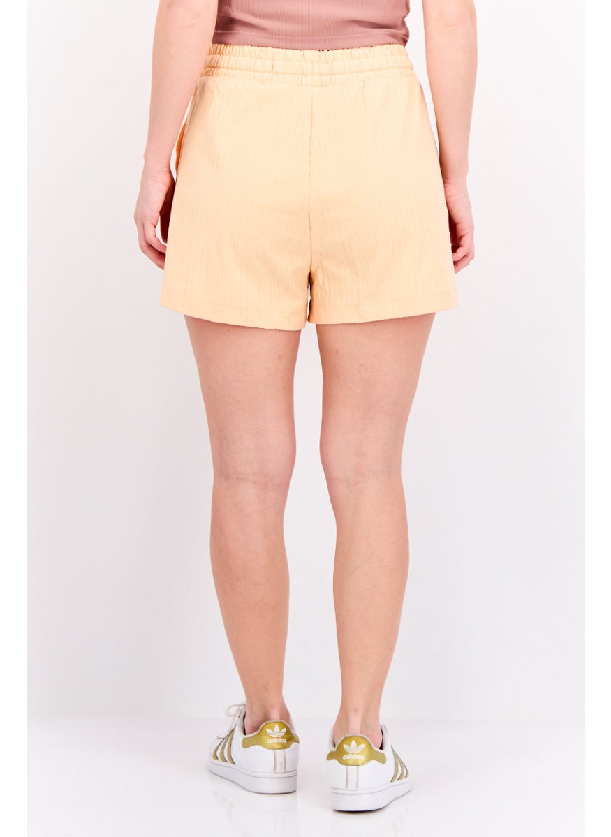 PUMA Women Sportswear Fit Training Shorts, Peach  - Image 2
