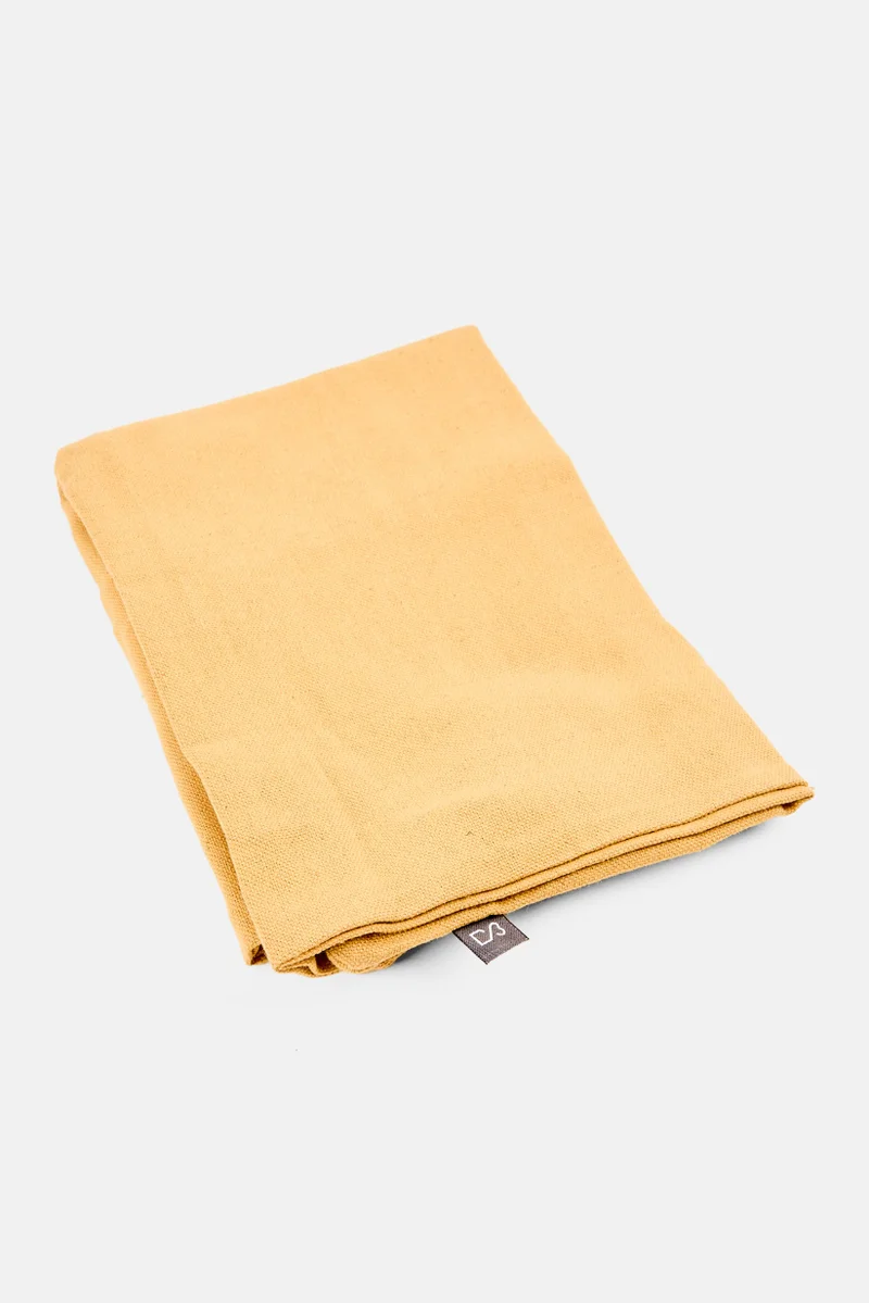 Muy Mucho Plain Cushion Pillow Cover 45 L x 45 W cm, Yellow