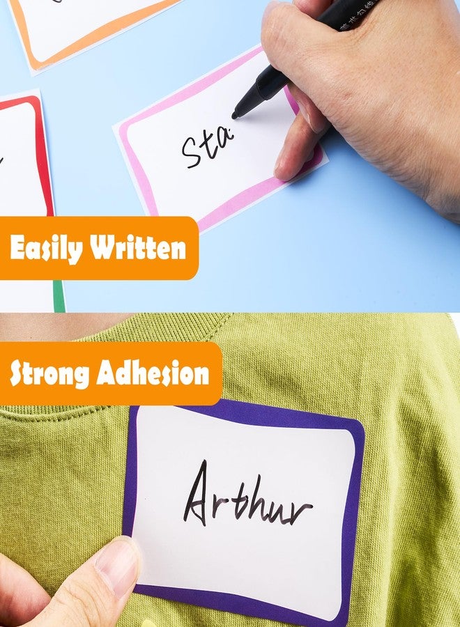 Homrelaxy 512 Pcs Name Tag Stickers, 2"x 3", Colorful Name Tags for School, Classroom, Office and Home - Image 3