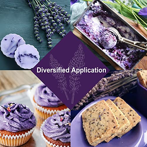 TEARELAE - Premium Dried Lavender Flowers - 5A Top Grade - 100% Pure Natural Edible Flowers Culinary Dried Lavender Buds - for Baking, Tea, Soap, Bath Bombing, Candle and Sachets - 3oz/85g - Image 4