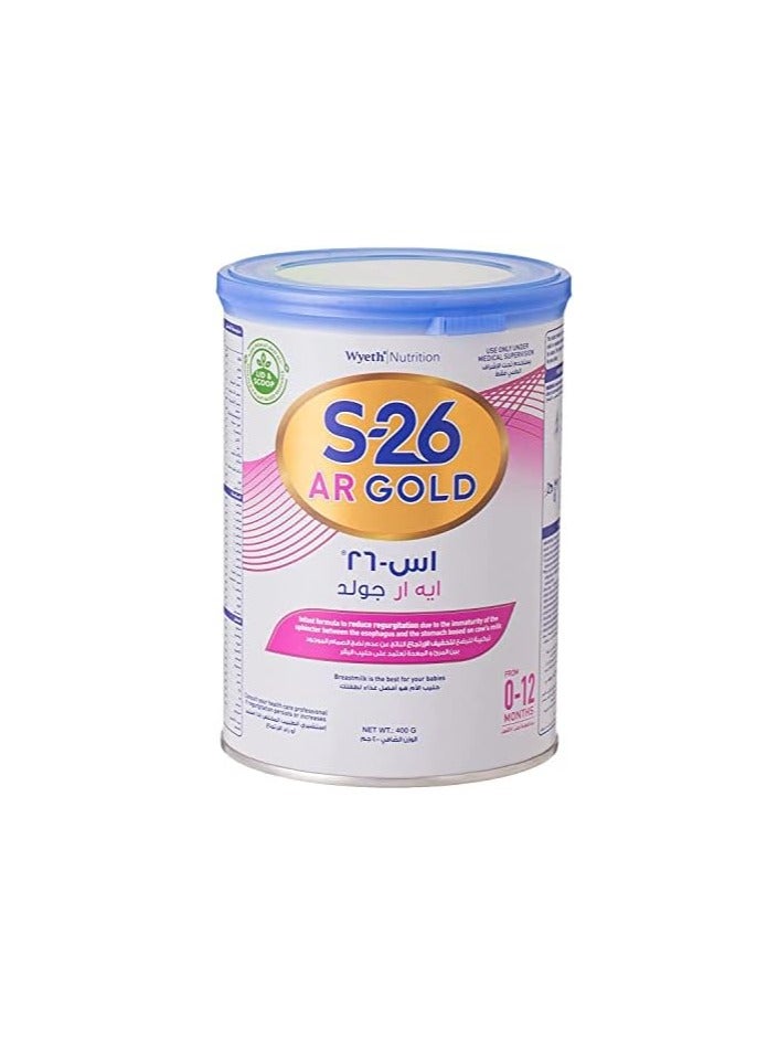 AR GOLD Premium Starter Anti regurgitation infant formula for babies Tin 400g