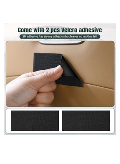 Wen PU Leather Car Side Pocket Organizer Universal Car Pocket Pouch Cell Phone Holder for Car Car Seat Gap Filler Storage Accessories Organizer for Car Door Console Green  - Image 3