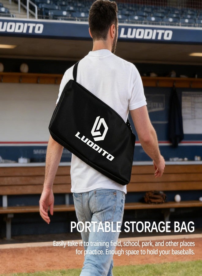 LUODITO Baseball Racket for Fly Balls Fungo Racket for Baseball & Softball Training for Coaches and Parents, Fungo Bat Baseball for Hitting Grounders and Pop Flies with Storage Bag (Black) - Image 5