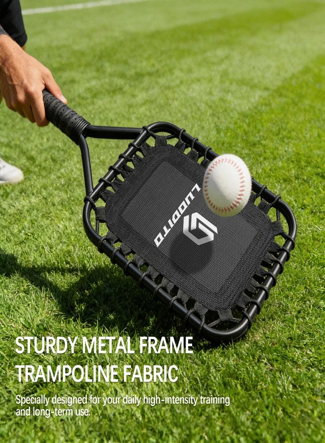 LUODITO Baseball Racket for Fly Balls Fungo Racket for Baseball & Softball Training for Coaches and Parents, Fungo Bat Baseball for Hitting Grounders and Pop Flies with Storage Bag (Black) - Image 3