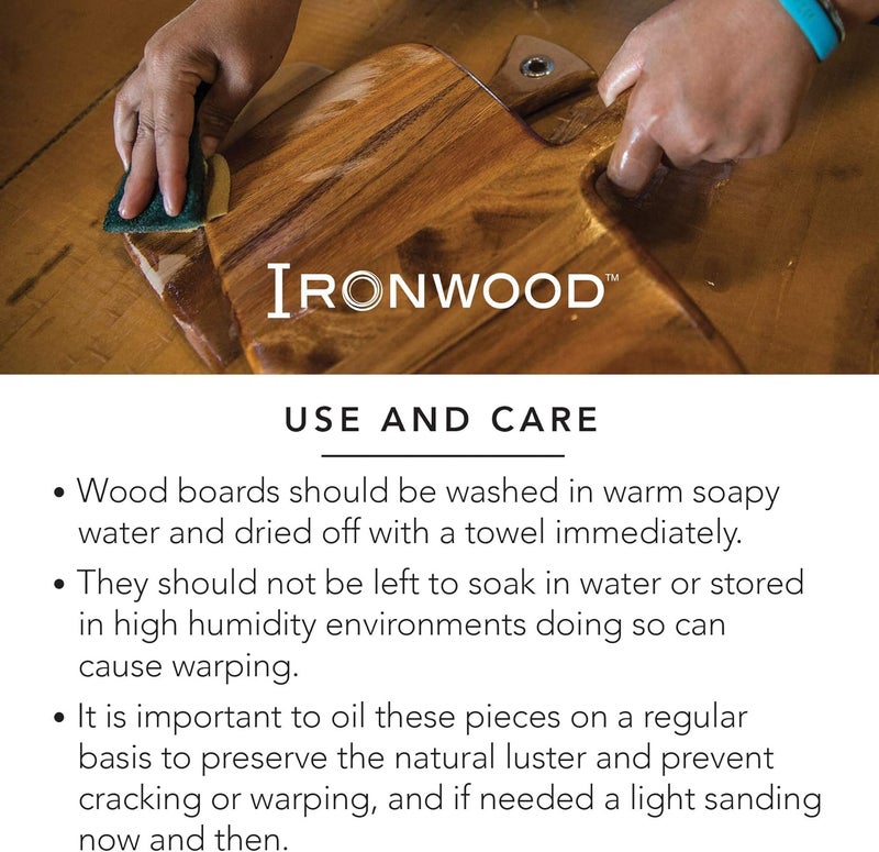 Ironwood Gourmet Napoli Pizza Peel - Handcrafted Acacia Wood, 14 x 20 x 0.5 Inches - Image 5