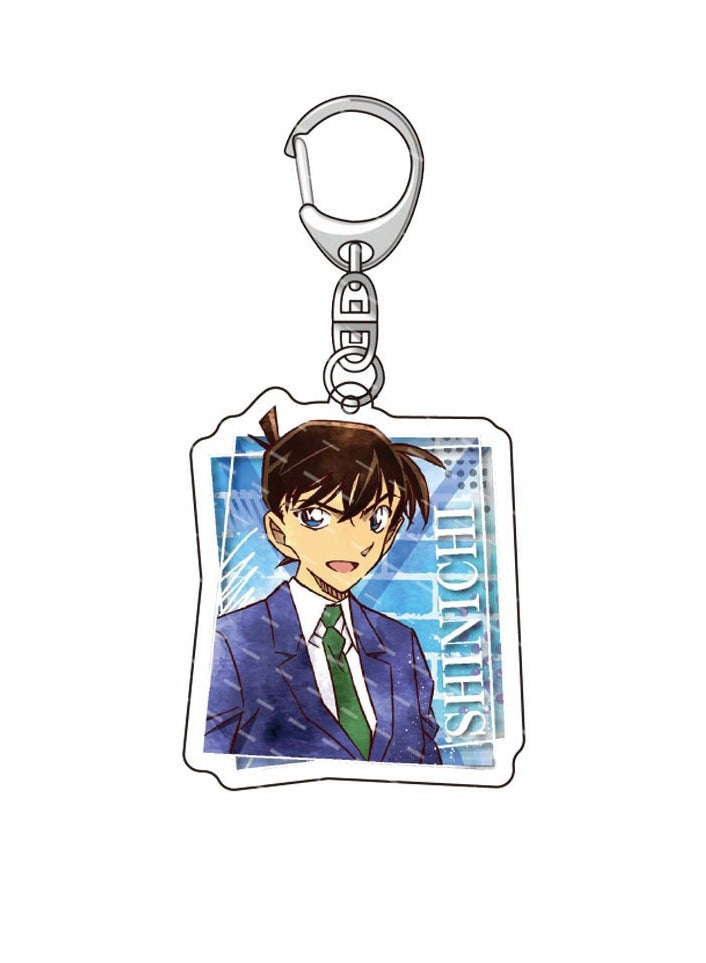 RedMapleTEK 8-Pack of Detective Conan Keychains Birthday Gift Light WeightKey Tags Portable Key Rings For Bag Backpack Boys Girls Kids  - Image 3