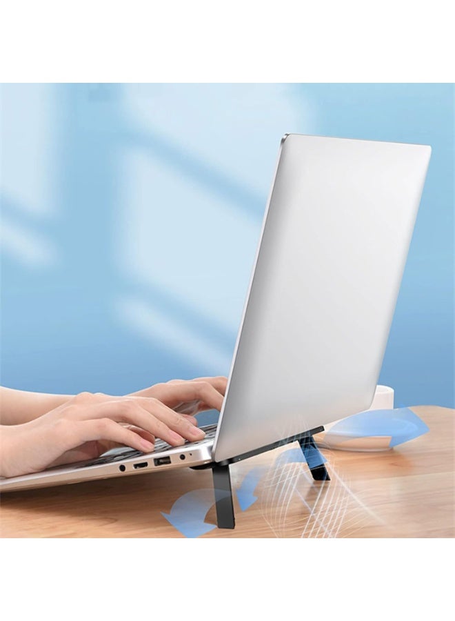 Laptop Stand Holder Foldable Notebook Bracket Adhesive Desktop Cooling Stand for Universal Laptop Holder Stand - Image 2