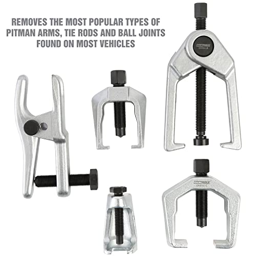 OEMTOOLS مجموعة أدوات الخدمة الأمامية OEMTOOLS 26554، أداة سحب ذراع بيتمان وفاصل مفصل كروي، أداة إزالة قضيب التوجيه لصيانة التعليق - Image 4