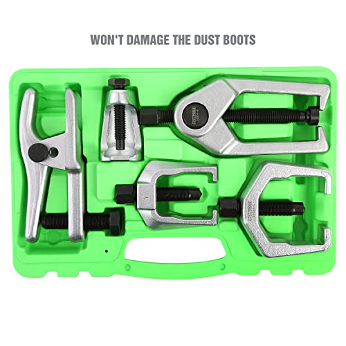 OEMTOOLS مجموعة أدوات الخدمة الأمامية OEMTOOLS 26554، أداة سحب ذراع بيتمان وفاصل مفصل كروي، أداة إزالة قضيب التوجيه لصيانة التعليق - Image 3