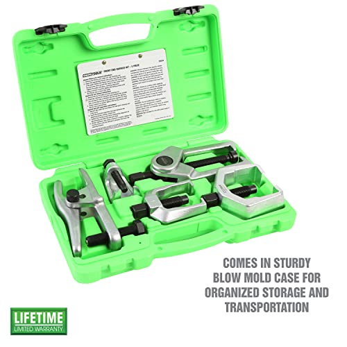 OEMTOOLS مجموعة أدوات الخدمة الأمامية OEMTOOLS 26554، أداة سحب ذراع بيتمان وفاصل مفصل كروي، أداة إزالة قضيب التوجيه لصيانة التعليق - Image 2