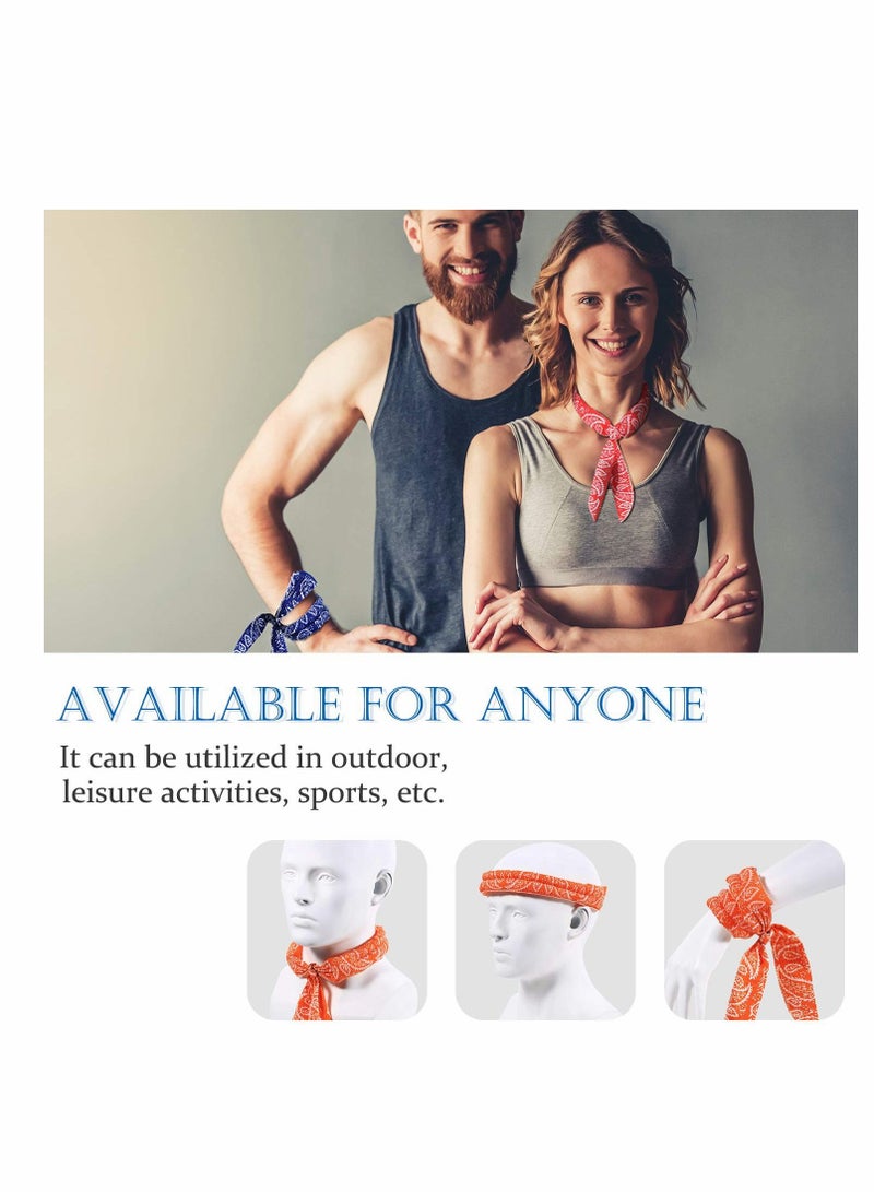 Y&D Cooling Scarf Bandana Cold, Neck Wrap for Hot Weather Summer Ice Cool Coolers Collar Headband Women Men Heat Outdoor Activities Accessories  - Image 2