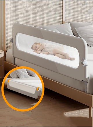 Toddler Bed Rails,Foldable Baby Bed Rails Guard for Toddlers, Adjustable Crib Side Rail for Kids,Swing Down Toddler Bedrail Extral Tall Child Safety Side Railing Guards for Full-Size Queen and King Bed(2M) - pzsku/Z767345A4A986F4BCC9B7Z/45/_/1732179880/73e45af9-30ce-4c6e-a654-1b92ee375113