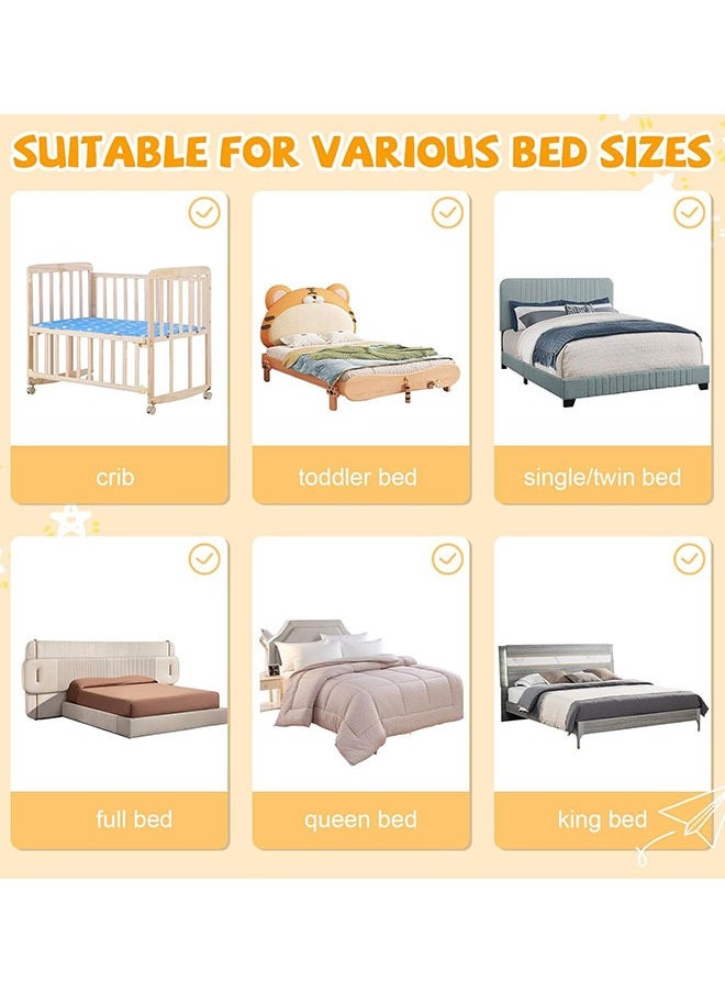 Generic - Toddler Bed Rails,Foldable Baby Bed Rails Guard for Toddlers, Adjustable Crib Side Rail for Kids,Swing Down Toddler Bedrail Extral Tall Child Safety Side Railing Guards for Full-Size Queen and King Bed(2M) - Image 1