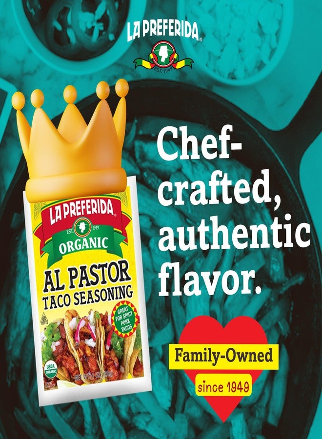 La Preferida Organic Al Pastor Taco Seasoning, 1 OZ (Pack of 12) - Image 5