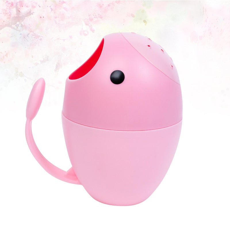 Baby Shower Water Spoon Holder Cup Shape Bathing Flusher Baby Shampoo Cup Bath Wash Water Container for Home Travel ( ) - Image 1