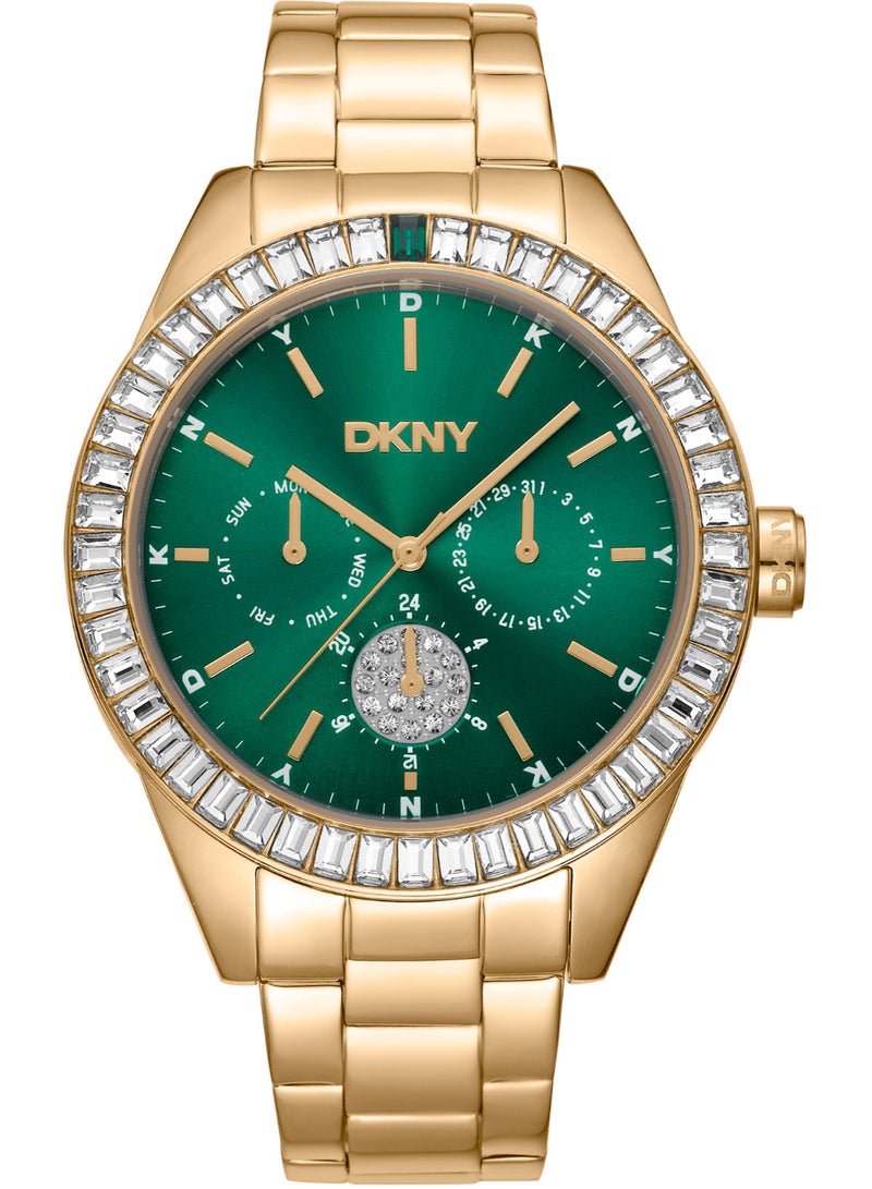 DKNY Nolita Multi Glitz Dk1L027M0055 - Stainless Steel Female Quartz Multi-Function - Image 1