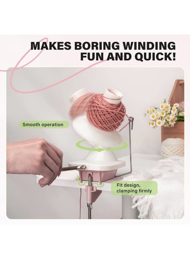 INMAKER Yarn Winder, Wool Winder for Knitting Hand Operated, The Helper for Knitting Enthusiast - Image 3