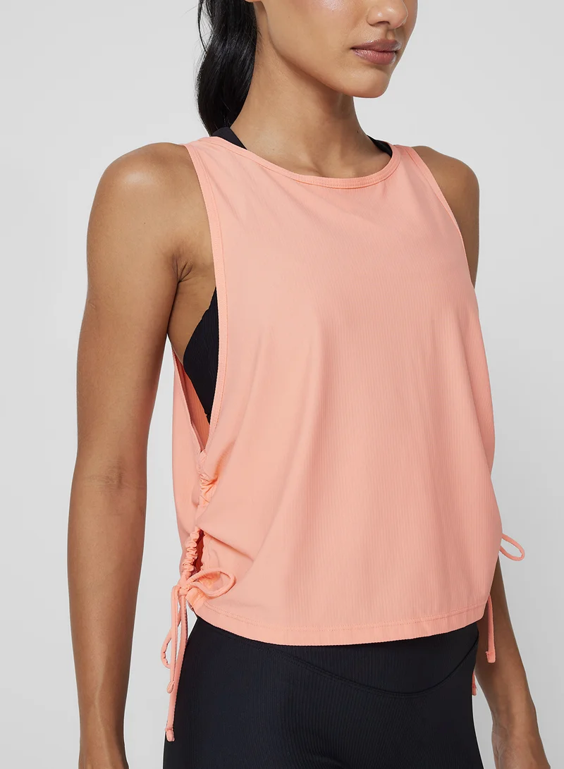 FRWD Relaxed Fit Ruched Tank
