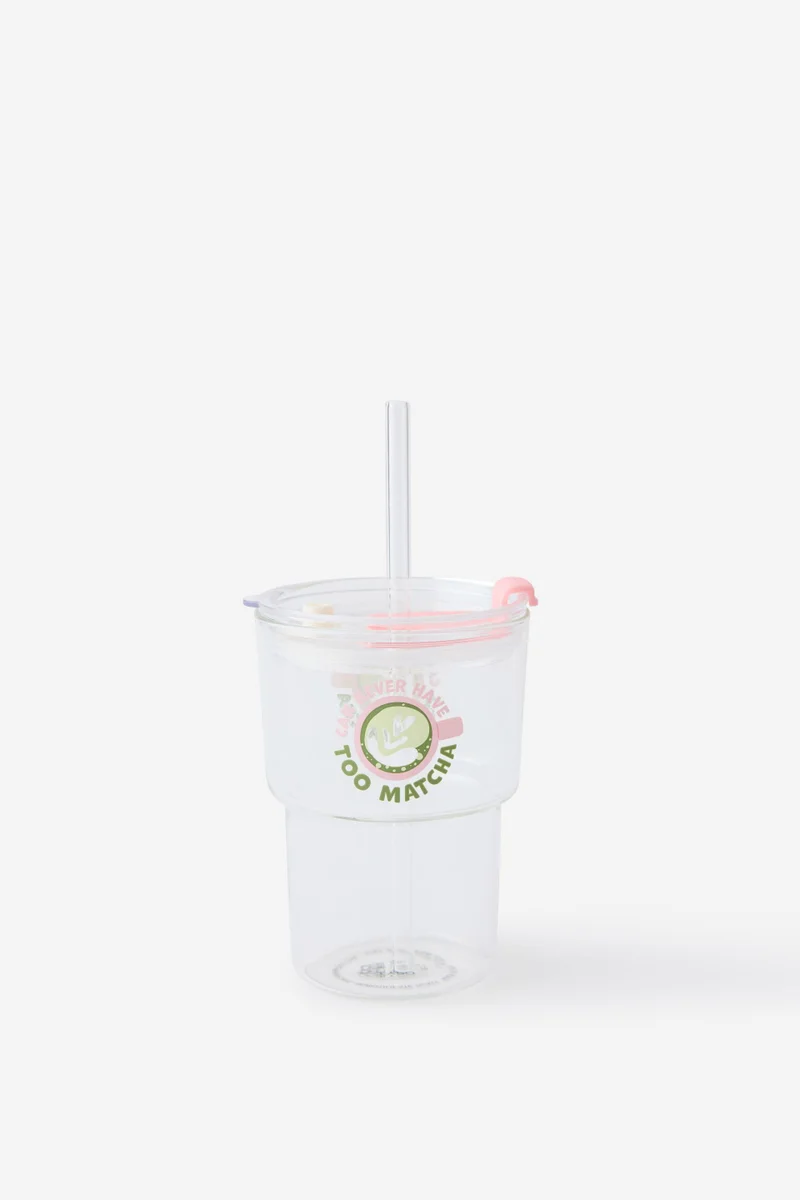 تايبو كوب زجاجي بحب لاتيه