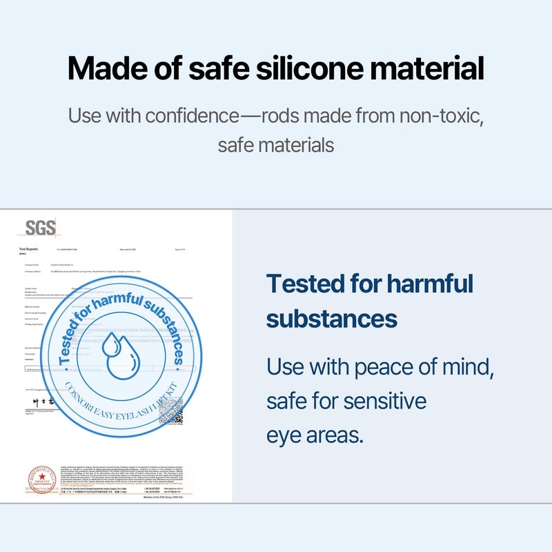 COSNORI Easy Eyelash Lift Kit DIY Lash Lift Kit Korean Eyelash Perm with No Glue Rods 5 Applications LongLasting Curl Easy AtHome Curling Solution - Image 4