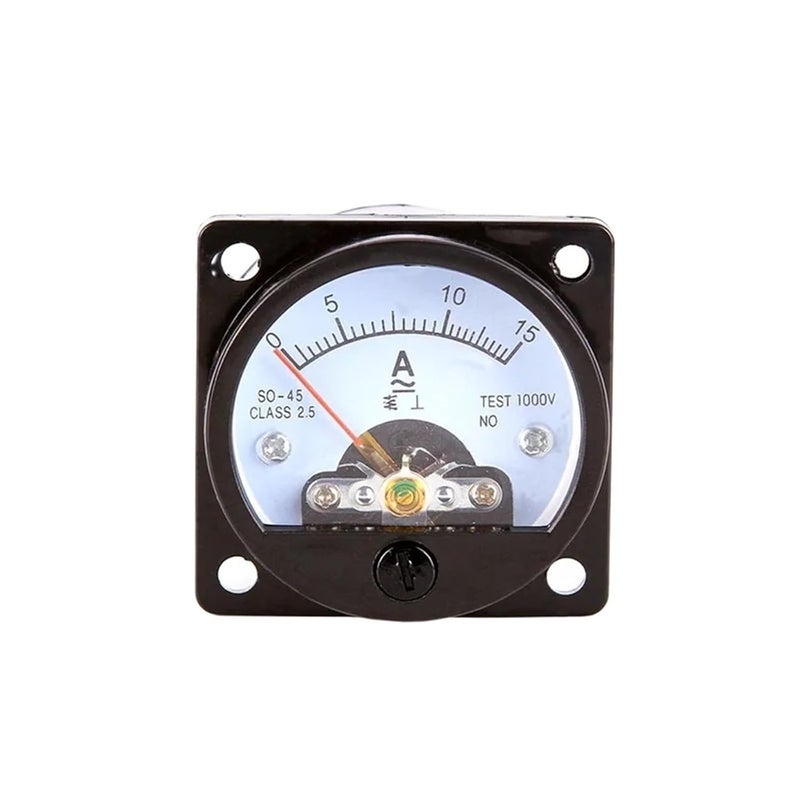 1Pcs SO-45 AC Analog Ammeter 1A 3A 5A 10A 20A 30A 50A 75A 100A 150A 200A 250A 300A Pointer Meter/Current Meter/Panel Meter(10A) - Image 1