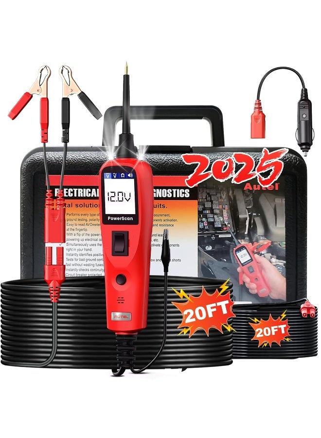 Autel PowerScan PS100 Automotive Circuit Tester - Car Circuit System Diagnostic Tool Probe Kit - Image 1