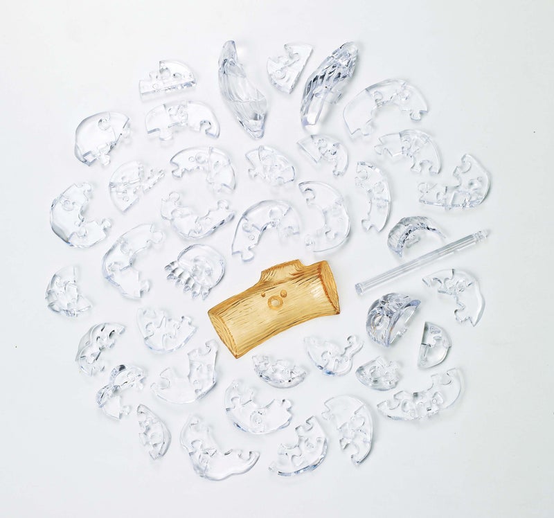 Beverly Crystal 3D Jigsaw Puzzle - Clear Owl (42 Piece) - Image 3