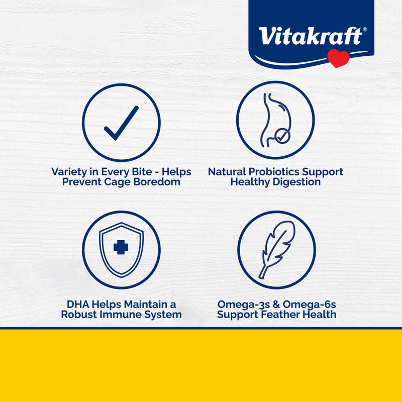 Vitakraft Menu Premium Canary and Finch Food - Vitamin-Fortified - Daily Food for Small Pet Birds Browns 2.5 Pound (Pack of 1) - Image 2