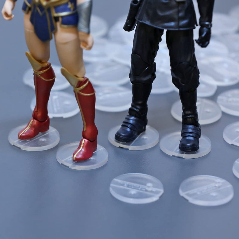 FIGURESLAB 100PCS Action Figure Support Stand with Peg 6 inch Figures Toy Display Stands Holder Bases Compatible with 112 Mavel Legends SeriesGiJeo Classified SeriesD CMo tu Models - Image 2