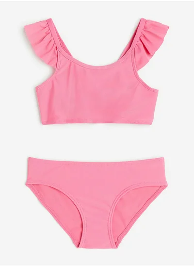 اتش اند ام Kids Essential Flounce Trimmed Bikini