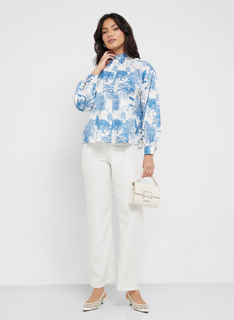 ELLA Floral Print Top  - Image 4