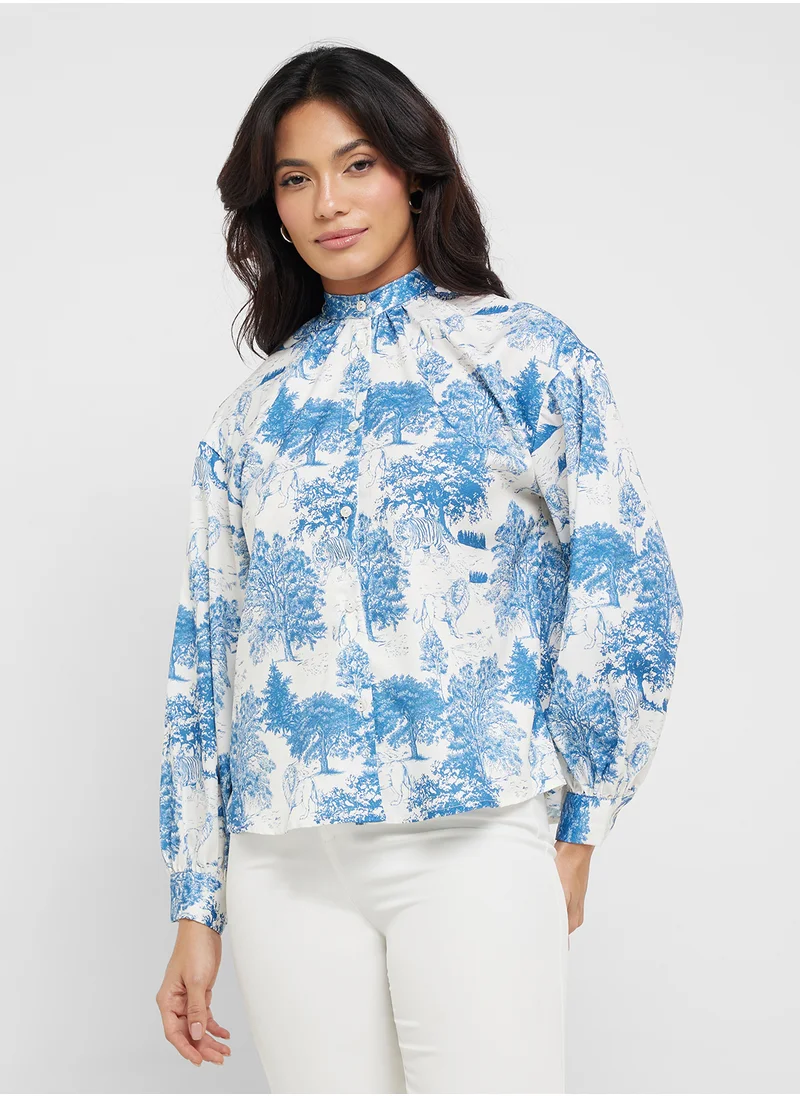 ELLA Floral Print Top