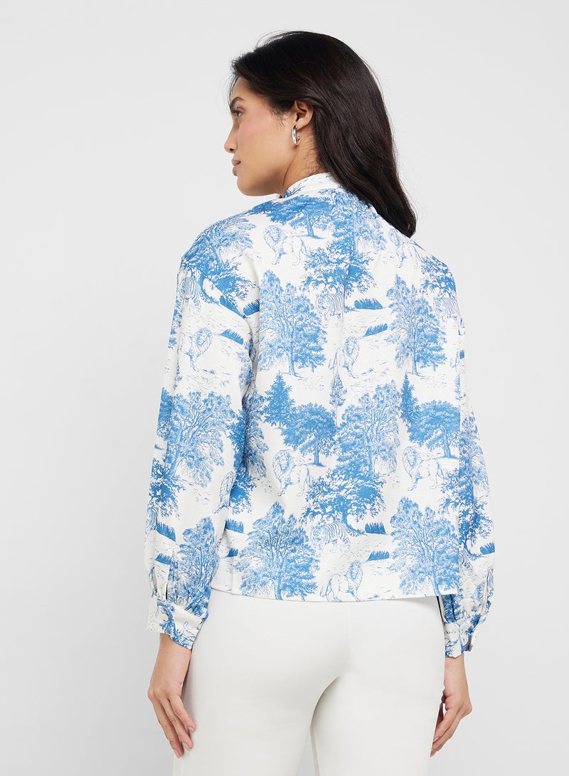 ELLA Floral Print Top  - Image 2