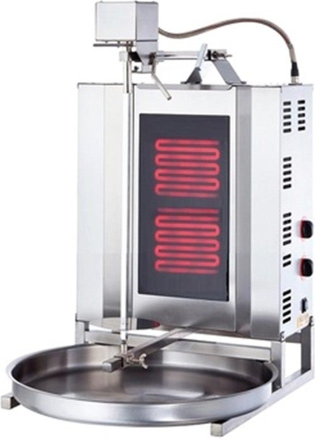 Işıkgaz Silverinox Electric 2 Radian Top Motor Doner Grill
