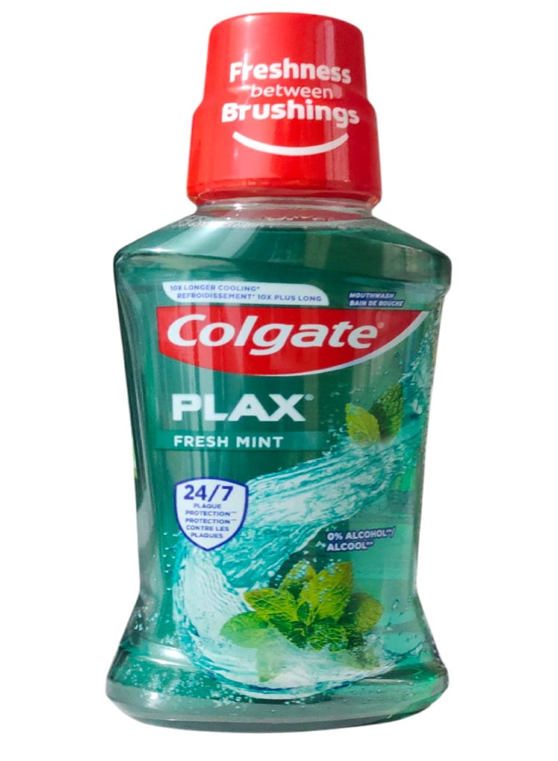 Colgate Plax Fresh Mint Antigerm Mouthwash Green 250 ml - Image 1