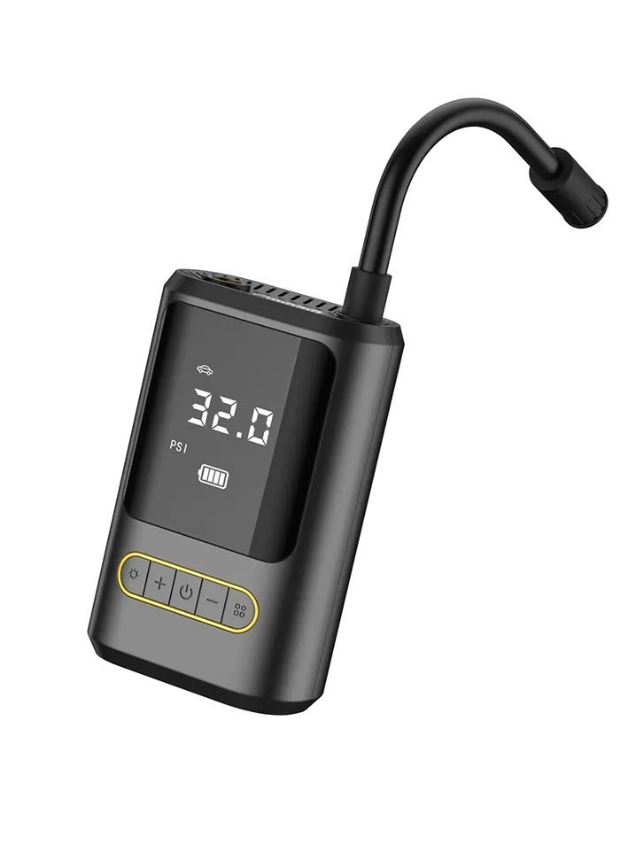 BlueFire Portable Car Air Pump ATJ-8466 – 150 PSI Cordless Tire Inflator with Digital Display, Dual 2000mAh Battery, Fast 35L/Min Inflation, LED Emergency & Warning Light, Tire Pressure Monitor, USB Rechargeable – for Car, Motorcycle, Bicycle & Outdoor Use - Image 2