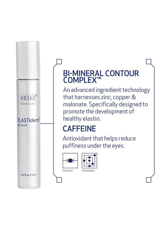 Obagi Medical Obagi ELASTIderm Eye Serum – De-Puffing Serum with Caffeine and Bi-Mineral Contour Complex that Refreshes the Appearance of Skin Around the Eyes – Two Pack, 2 * 0.47 oz  - Image 3