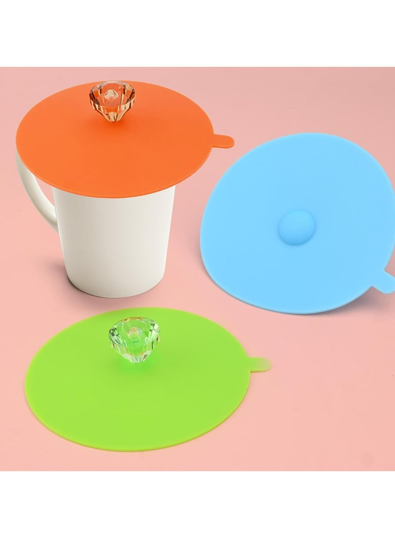 أوزيغالور 6 أغطية أكواب سيليكون – قابلة لإعادة الاستخدام ومضادة للغبار للأكواب والزجاجات - Image 4