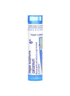 Boiron Boiron, Hepar Sulphuris Calcareum, 6C, Dry Cough Relief, Approx 80 Pellets  - Image 1
