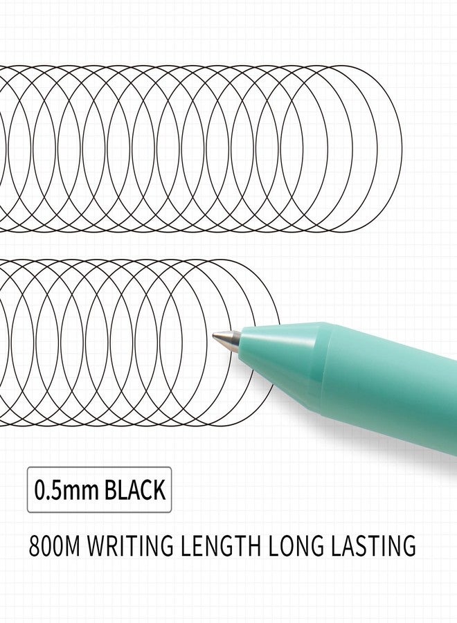 كاكو أقلام حبر جاف صديقة للبيئة من كاكو بيور، بلاستيك، 5 قطع، لون الحبر: أسود - Image 3