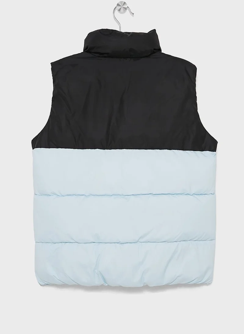 Calvin Klein Jeans Kids Color Block Puffer Vest Jacket