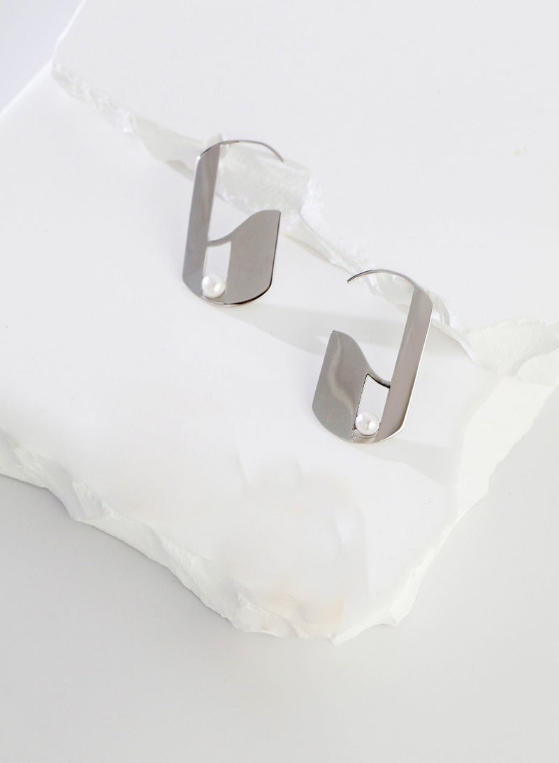 Burch Sterling Silver Simple Earrings - Image 2