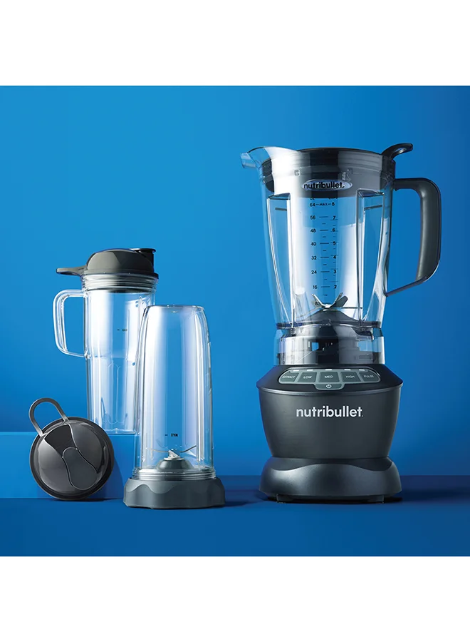 nutribullet Full Size Blender + Combo, 9 Piece Accessories, Multi-Function High Speed Blender, Mixer System With Nutrient Extractor, Smoothie Maker