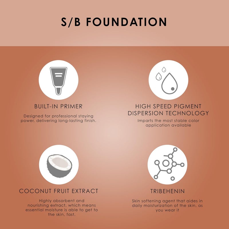 TEMPTU S/B Silicone-Based Airbrush Foundation - 006 Toffee, Professional Long-Wear Liquid Makeup for All Skin Types - Image 4