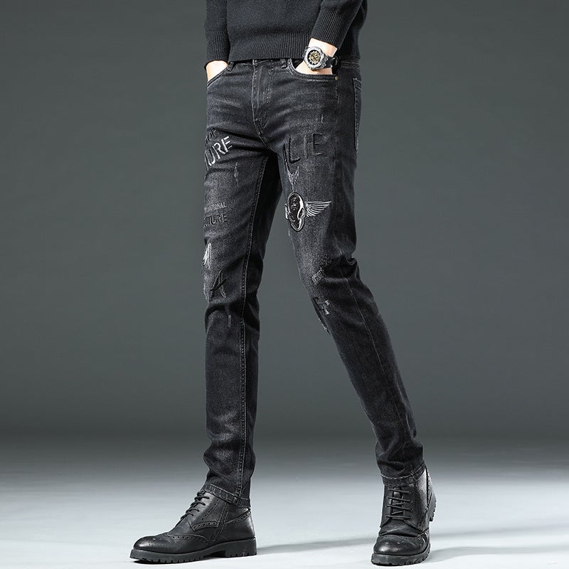 Unisex Classic Denim Jeans Loose Fit Daily Outdoor Wear - Image 4