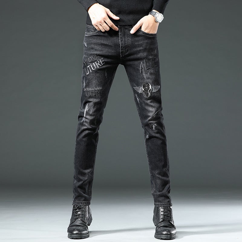 Unisex Classic Denim Jeans Loose Fit Daily Outdoor Wear - Image 2