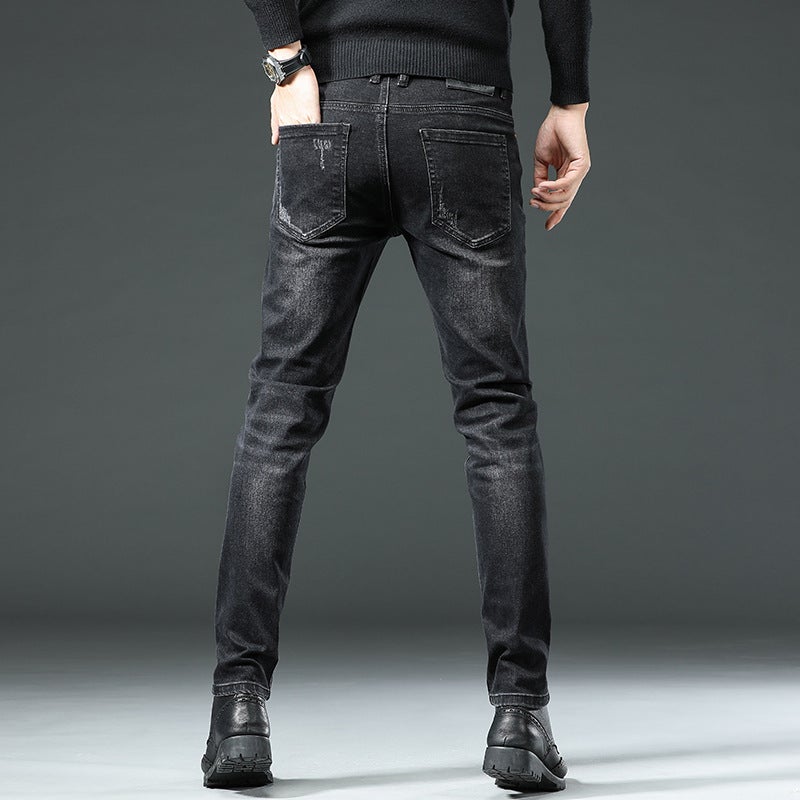 Unisex Classic Denim Jeans Loose Fit Daily Outdoor Wear - Image 3