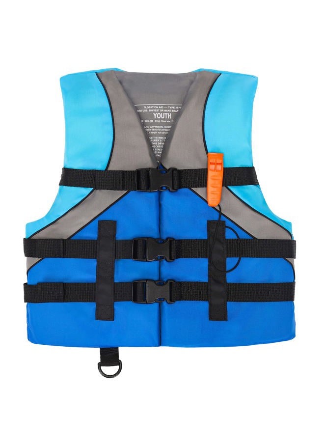 Leader Accessories Youth USCG Approved Life Jacket Vest Boating Vest (Blue) - Image 1